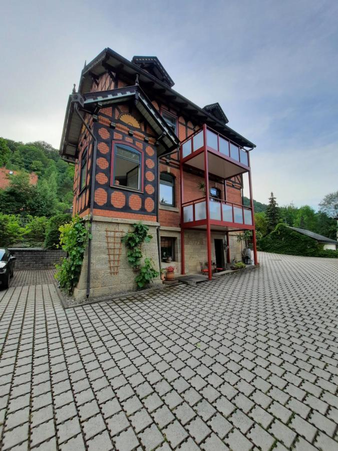 Ferienwohnung Villa Frosch Meiningen Esterno foto