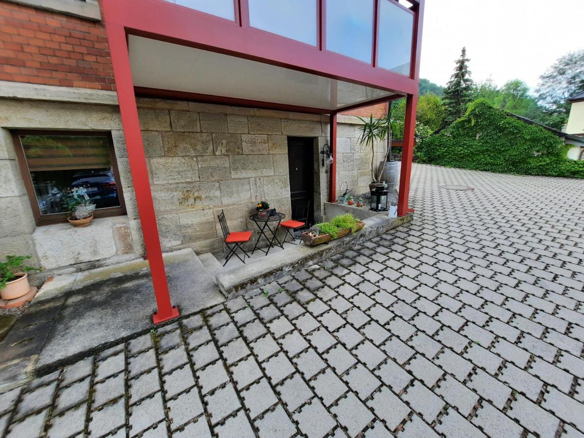 Ferienwohnung Villa Frosch Meiningen Esterno foto